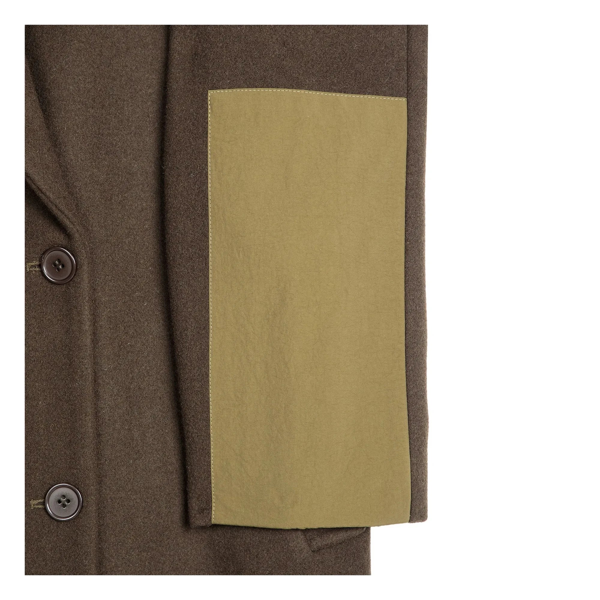 Bobo Choses - Long Wool Coat - Women's Collection | Khaki