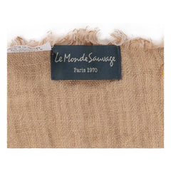 Le Monde Sauvage - Okapi Linen Cover | Yellow