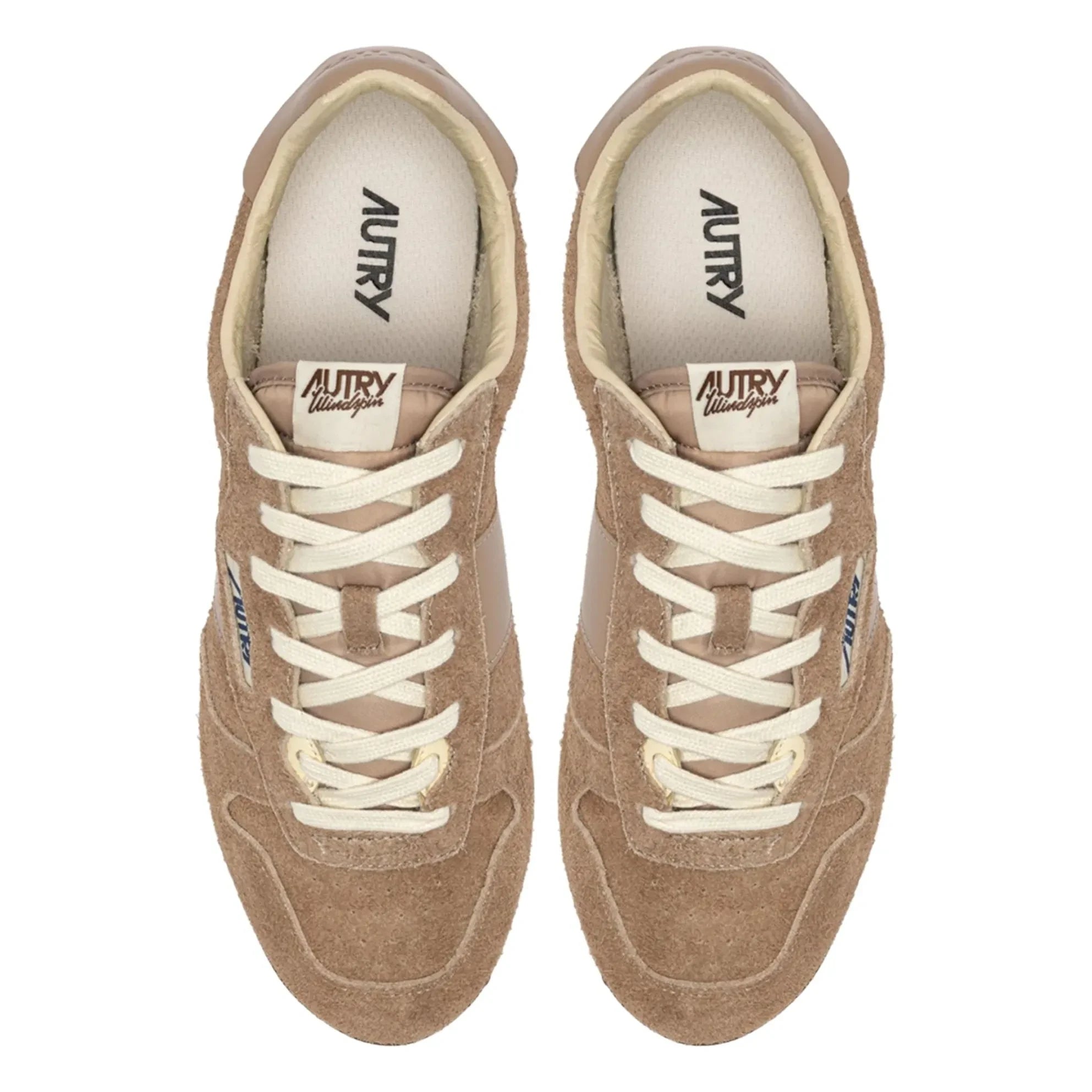 Autry - Windspin Low Suede and Leather Sneakers | Light Brown
