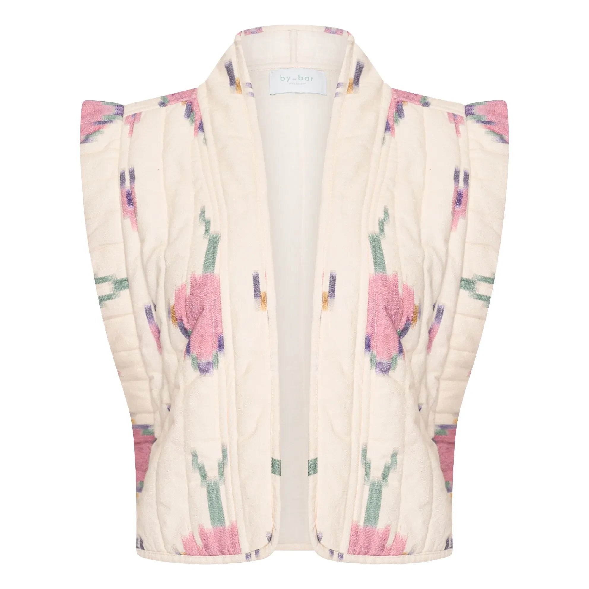 By Bar - Isla Ikat Cotton Jacket | Ecru