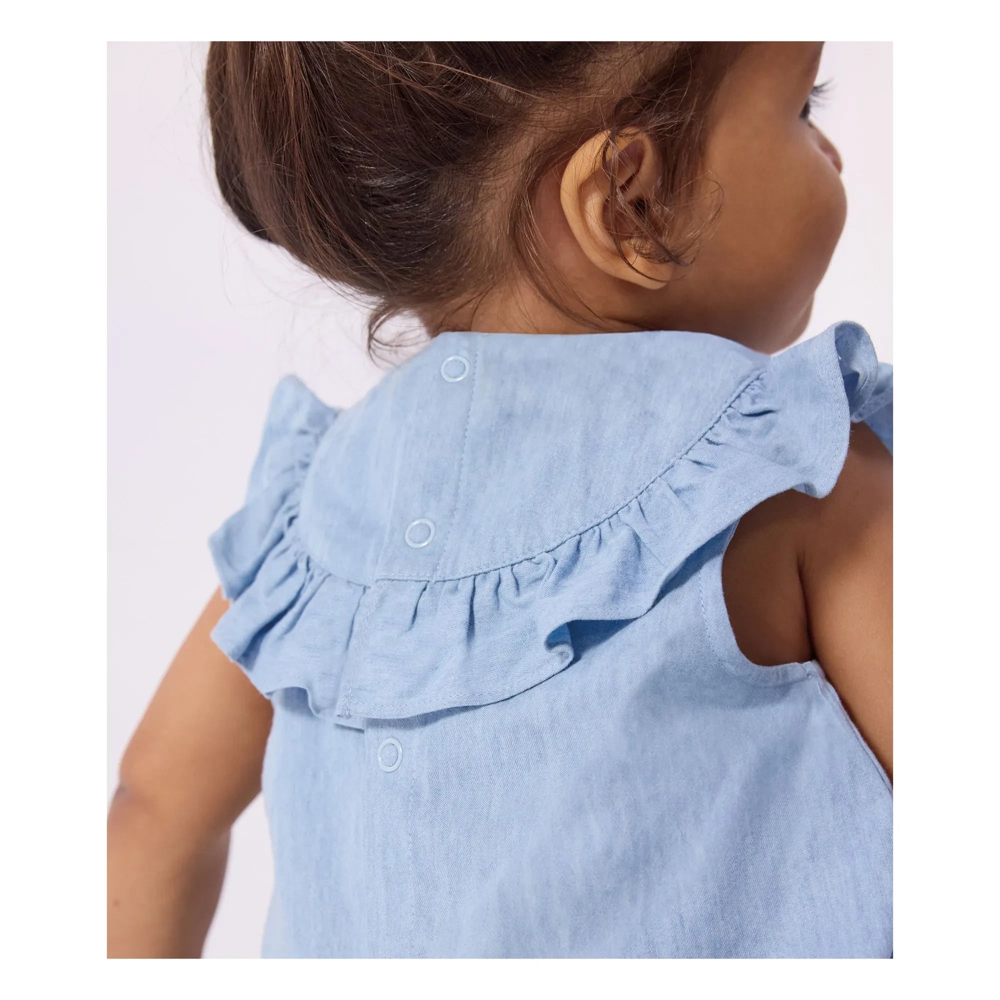 Petit Bateau - Light Blue Denim Shirt | Chambray