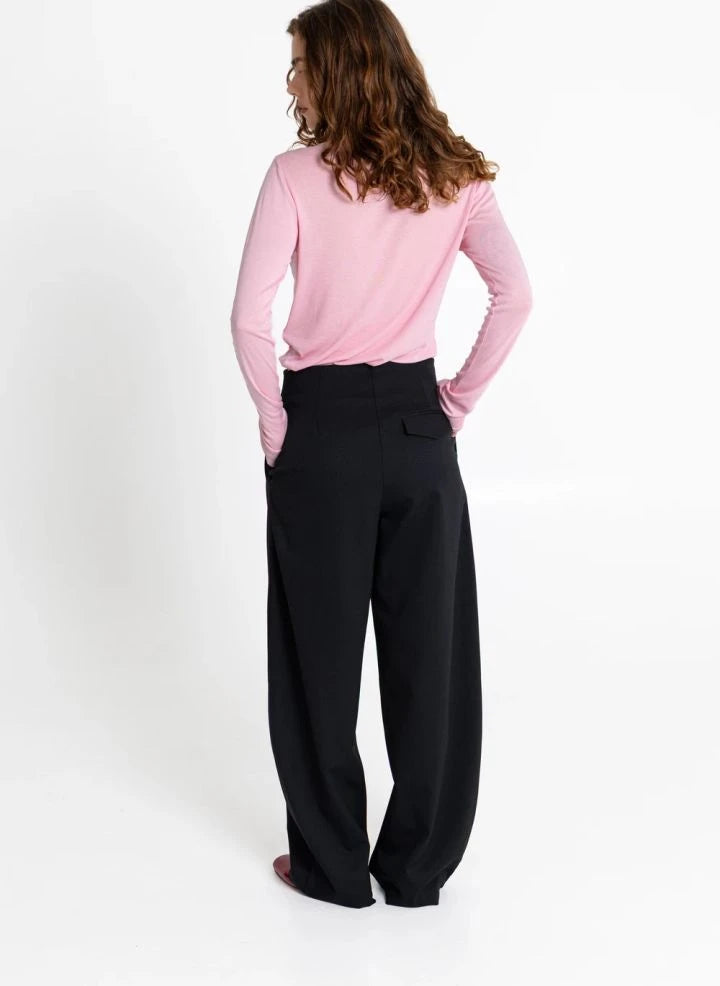 Smallable Woman - Goldie Wool Trousers | Black