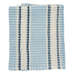 Madam Stoltz - Honeycomb guest towel | Blue
