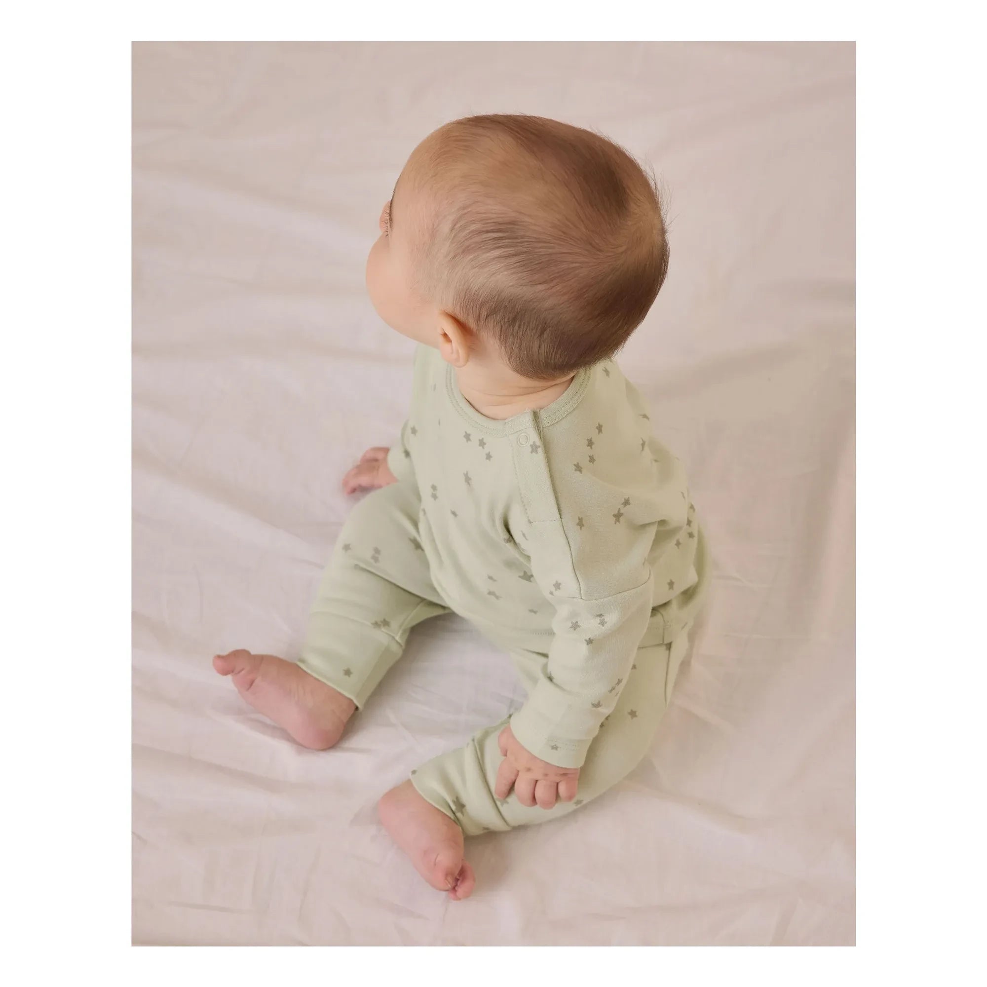 Quincy Mae - Crew Neck T-Shirt | Celadon