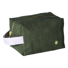 La cerise sur le gâteau - Cube Cosmetic Bag | Forest Green