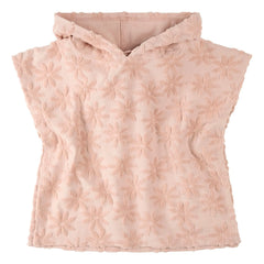 Petit Lem - Organic Cotton Floral Patterned Beach Cover-up | Pink