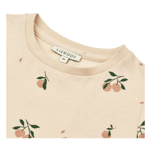 Liewood - Apia Peach Organic Cotton T-Shirt | Ecru