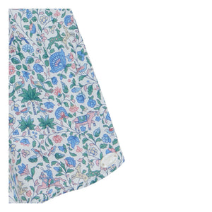 Tartine et Chocolat - Liberty Baby Gathered Dress | White