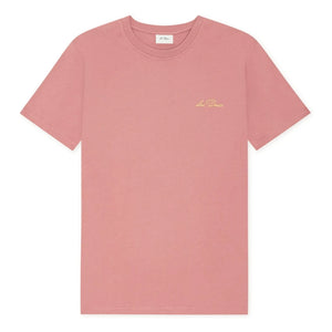 Les Deux - Wildflower Cotton T-Shirt | Marble Pink