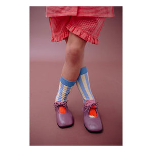 Sticky Lemon - Ruffled and Checked Lemon Shorts | Coral
