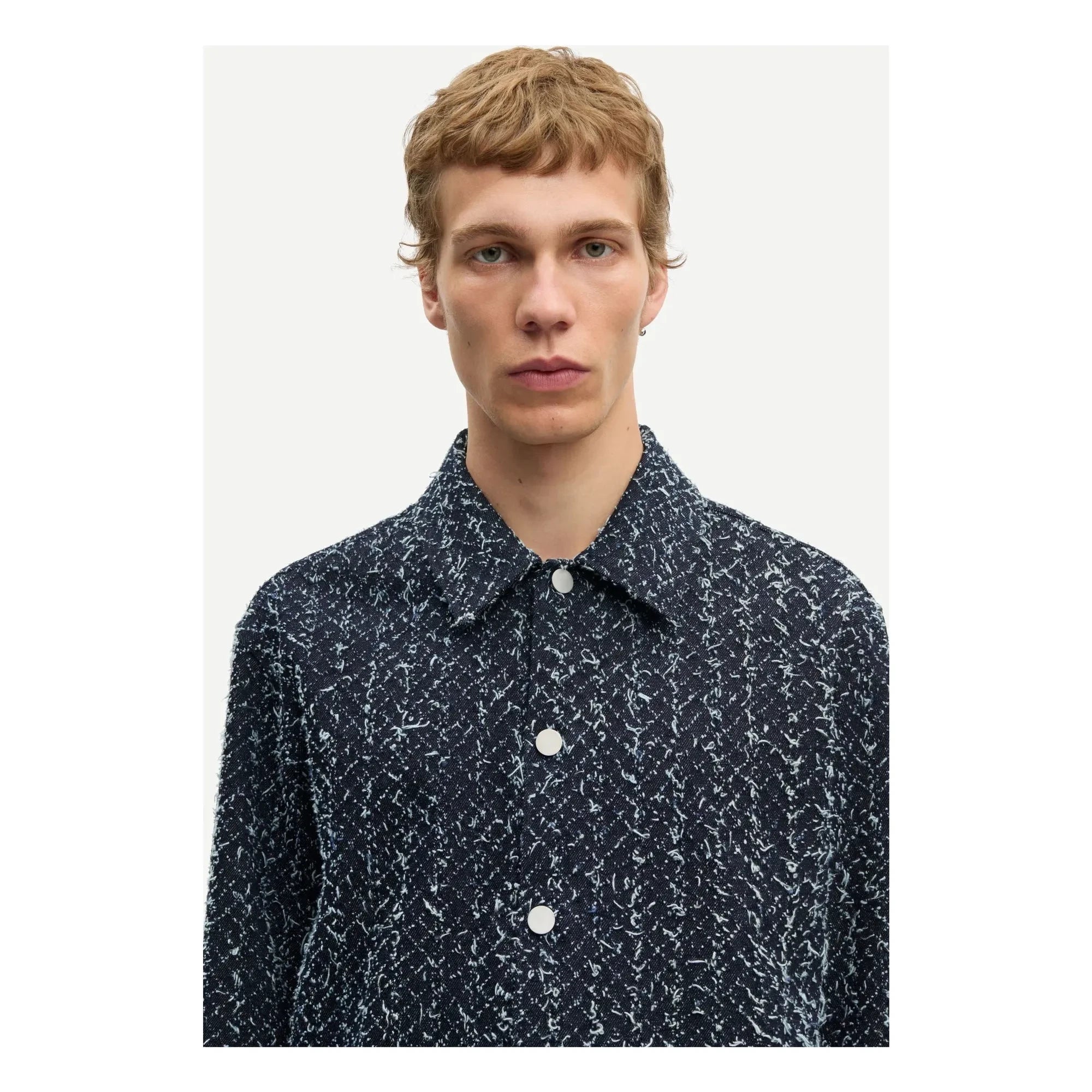 Samsoe Samsoe - Sacastor Cotton Overshirt | Dark Grey