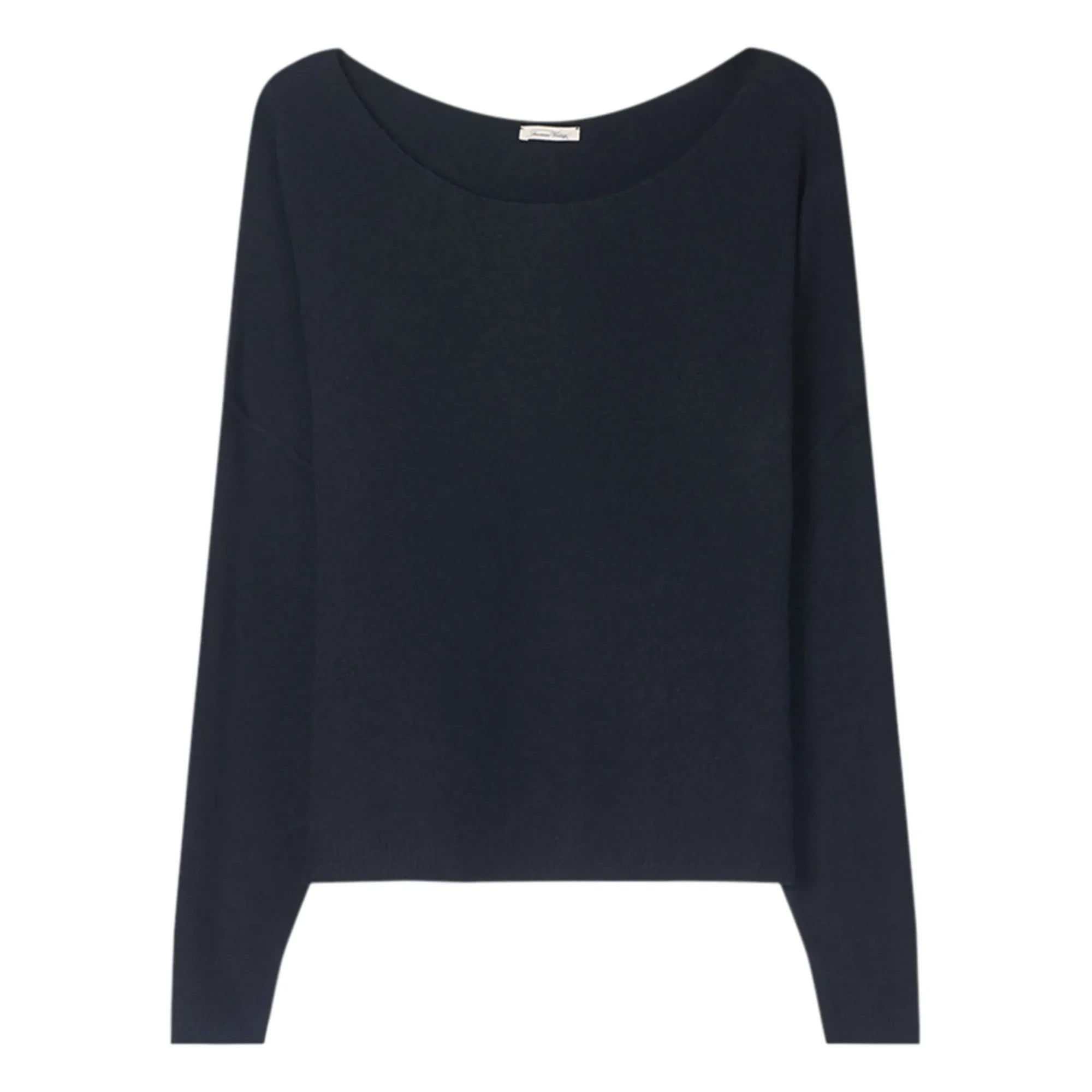 American Vintage - Damsville Wool Boat Neck Sweatshirt | Black