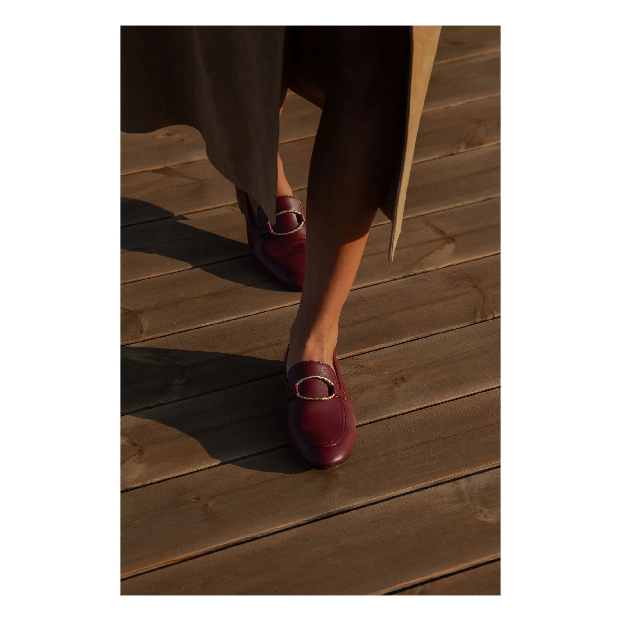 Lachoix - Tomboy Chic loafer | Bordo
