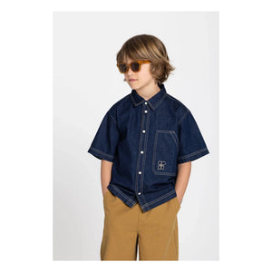 Hundred Pieces - Wayne Denim Shirt | Dark Blue
