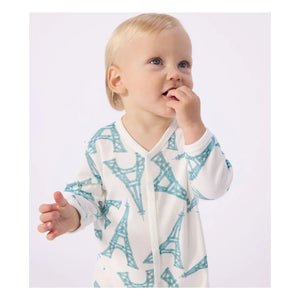 Petit Bateau - Eiffel Tower Sleep & Play Set | White