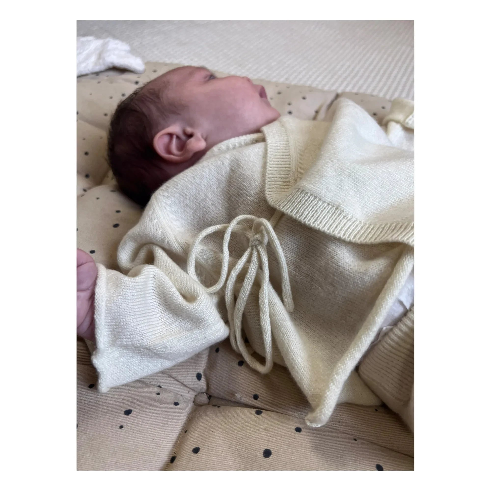 My Little Freckle - Organic Cashmere Bloomer + Wrap Cardigan Set | Ivory