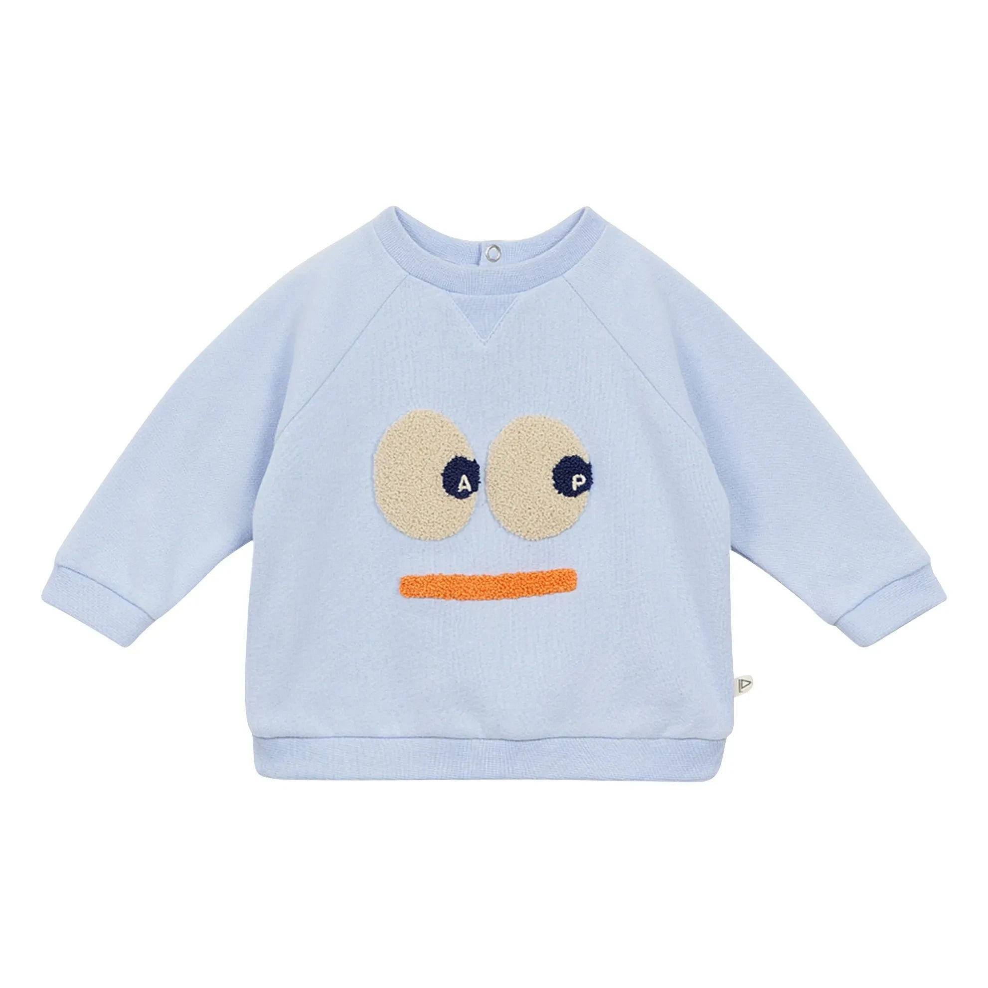 Arsène et Les Pipelettes - Gaetano Organic Cotton Sweatshirt | Blue