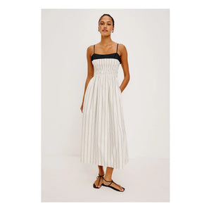 Rails - Primrose Striped Dress | White