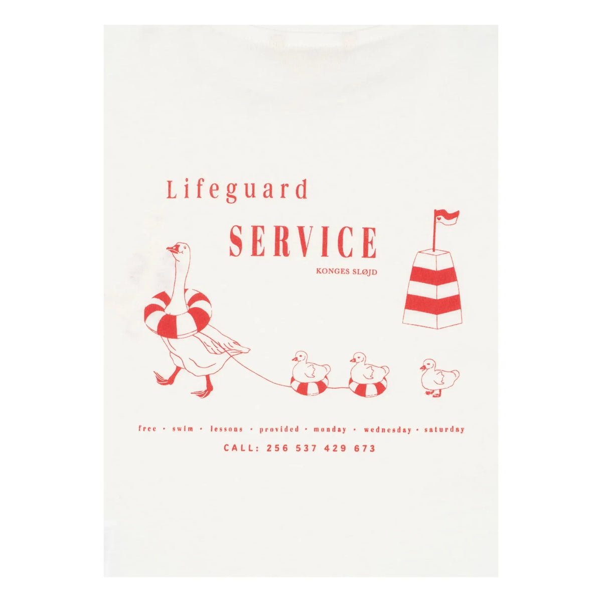 Konges Sløjd - Era Duck Organic Cotton T-Shirt | White