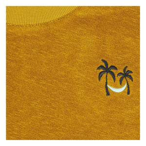 Tumble N'Dry - Pacificus Organic Cotton Terry Textured T-Shirt | Mustard