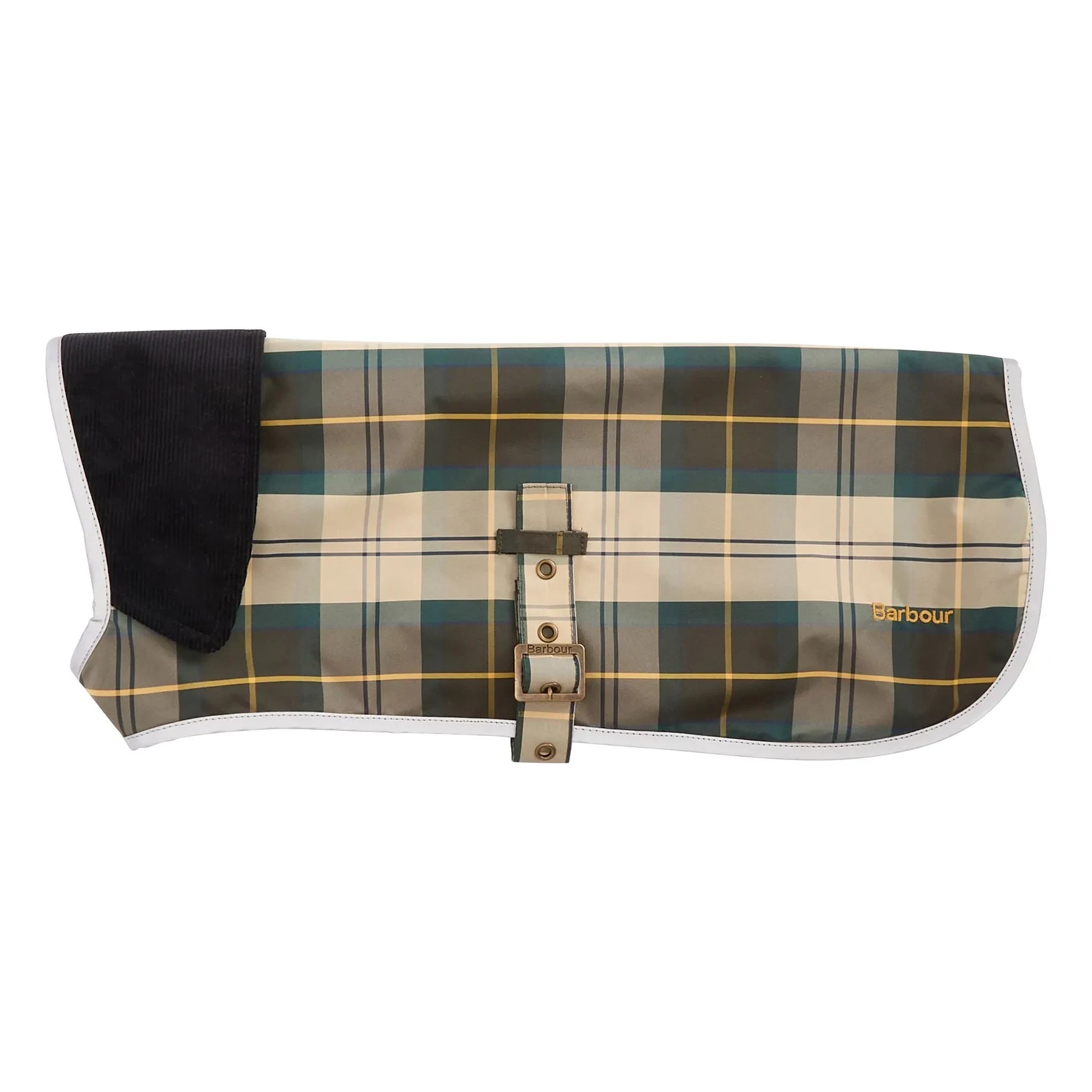 Barbour - Waterproof plaid dog jacket | Beige