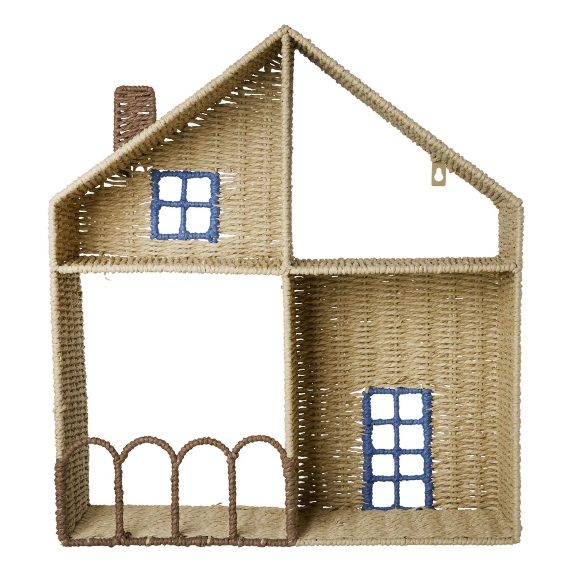 Rice - Blue House Shelf
