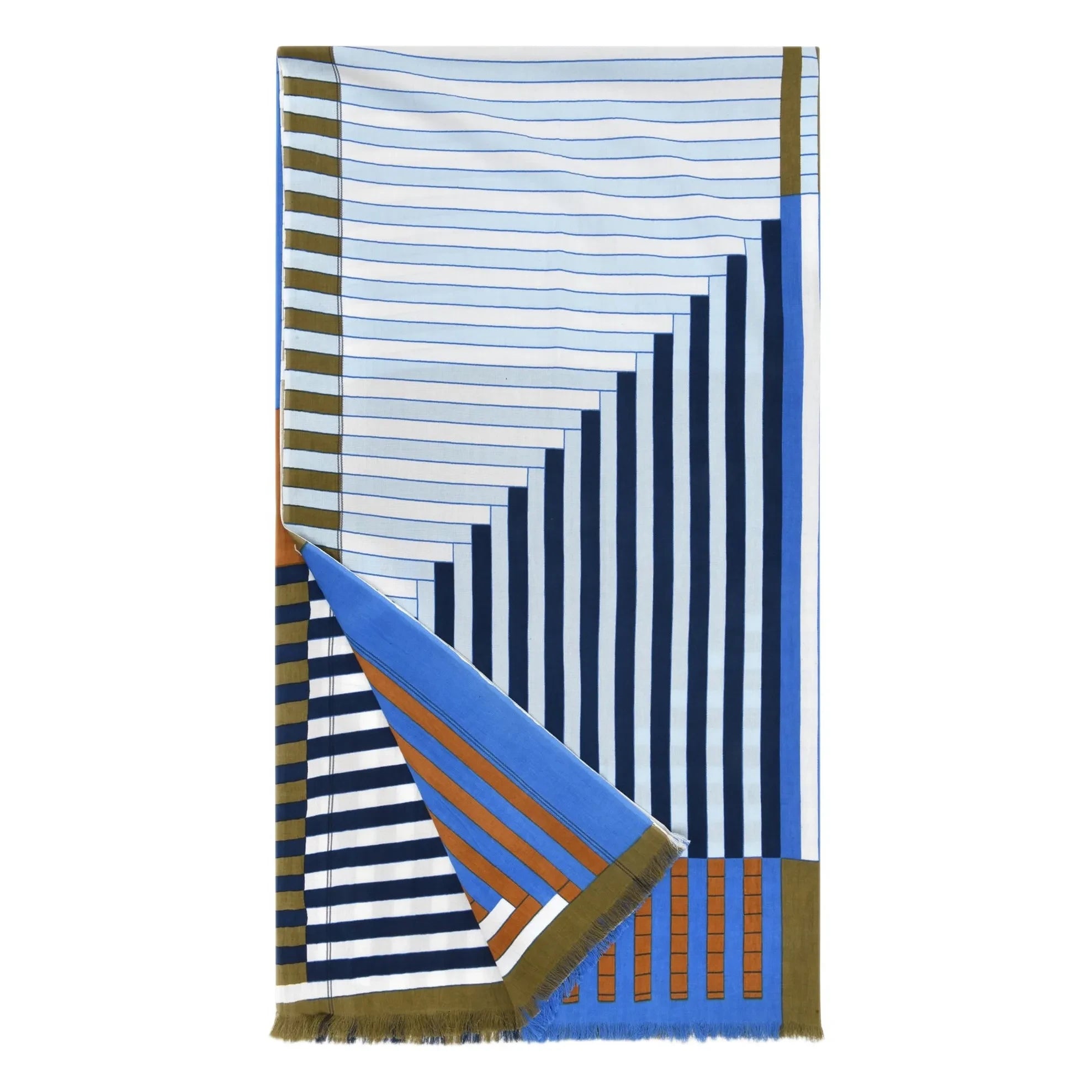 Mapoésie - Riviera Beach Towel | Blue