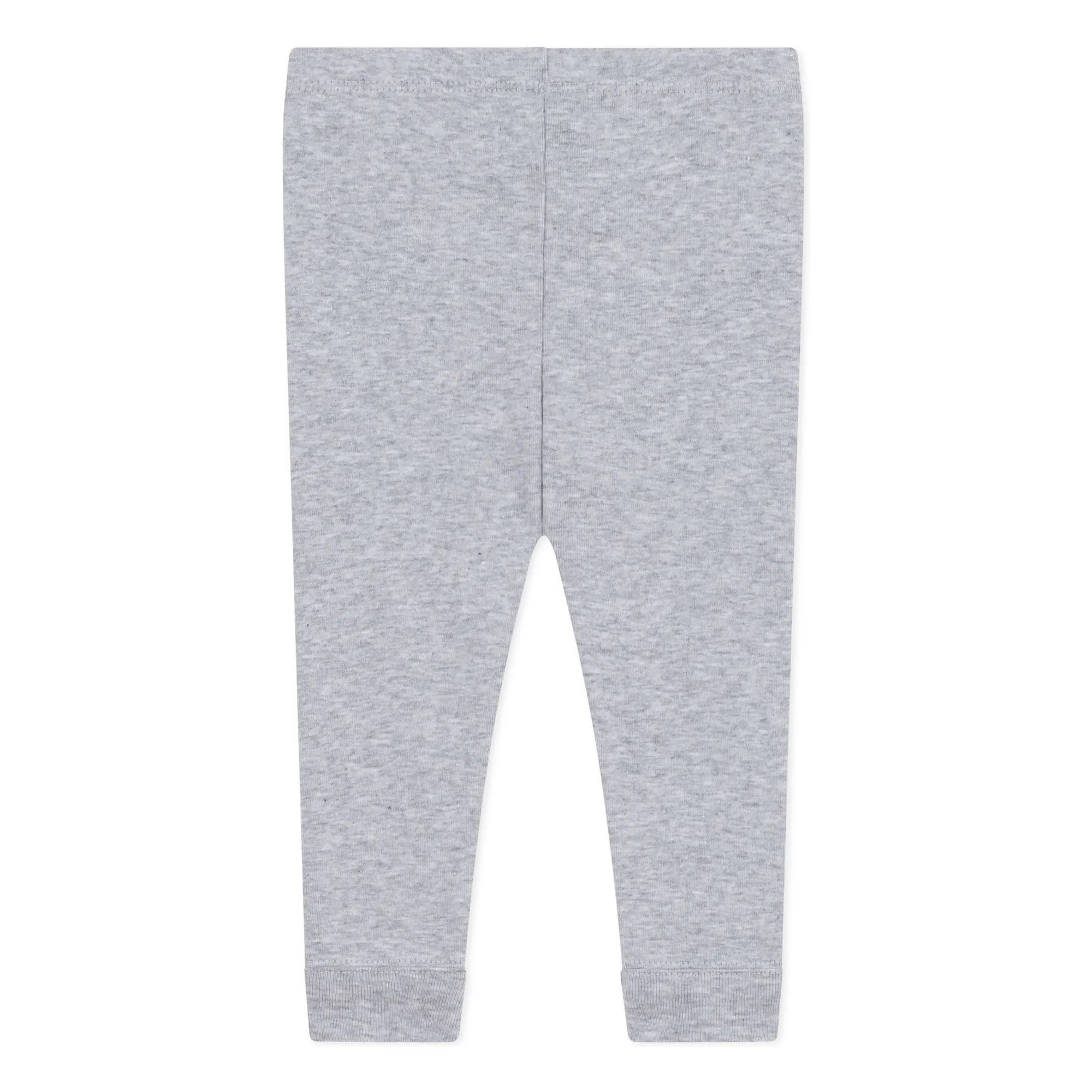 Petit Bateau - Elastic Cuff Tights | Gray Melange