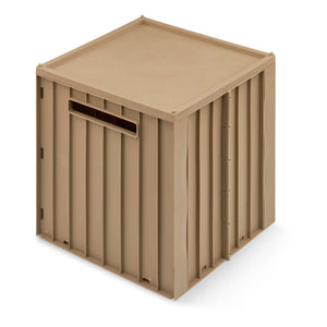 Liewood - Elijah Storage Box and Lid | Oatmeal