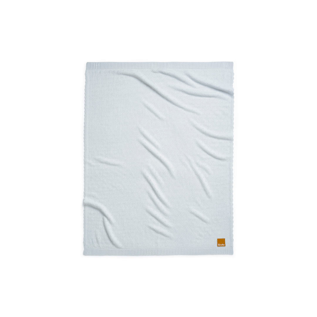 Elodie Details Pointelle Blanket - Bermuda Blue-Blankets-Bermuda Blue- | Natural Baby Shower