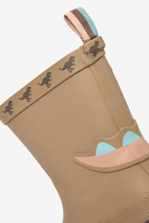 Boy Happy Dinosaur Patterned Rain Boots 