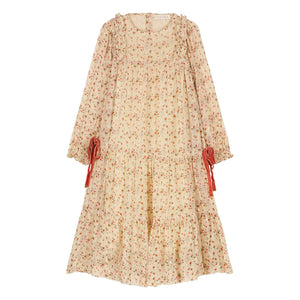 Louise Misha - Nyna Metallic Dress | Cream