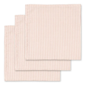 Konges Sløjd - Stipie Organic Cotton Cloths - 3-Pack | Pink