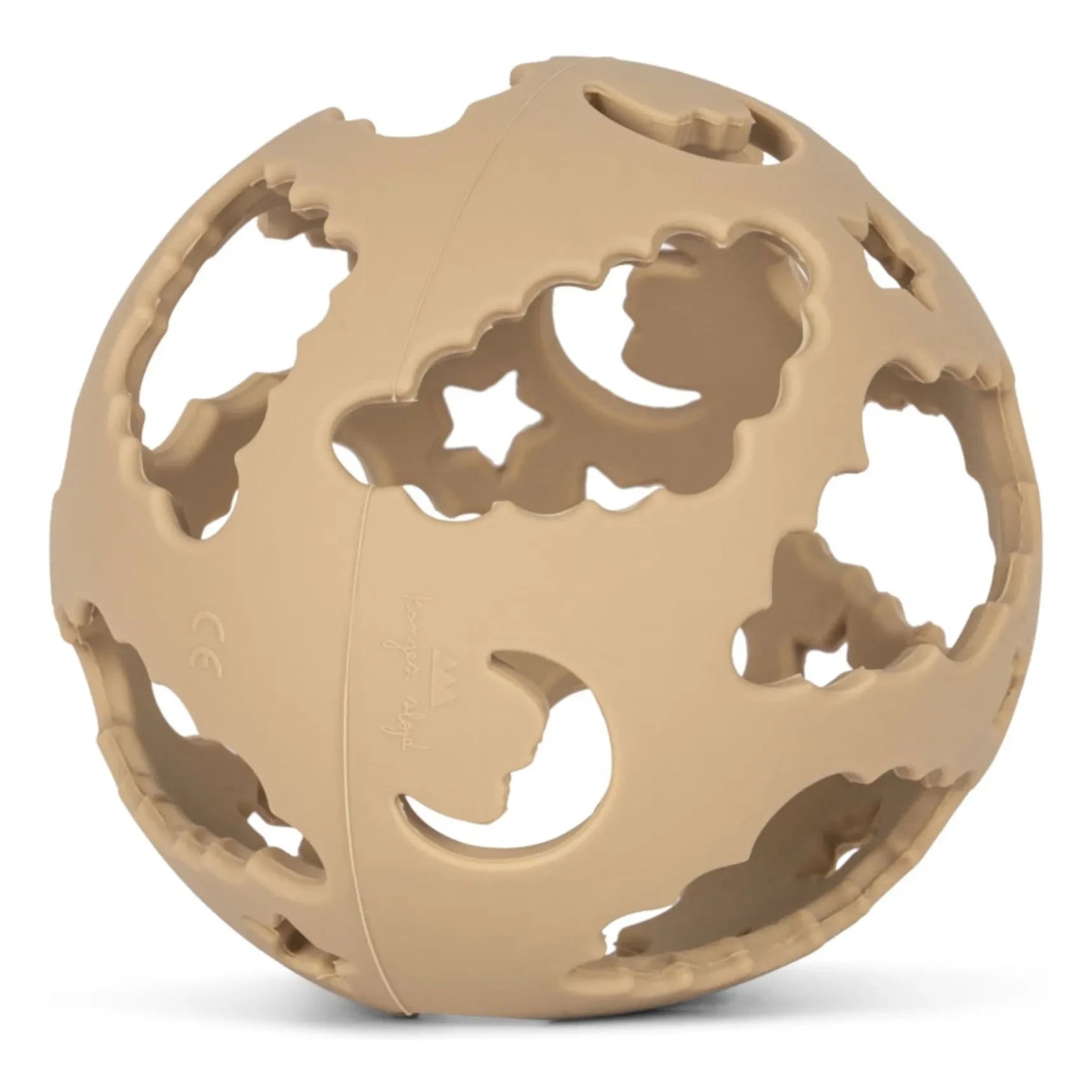 Konges Sløjd - Silicone Activity Ball | Beige