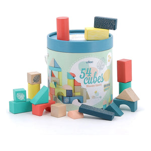 Vilac - Under the Canopy Wooden Building Set - 54 Pieces Box