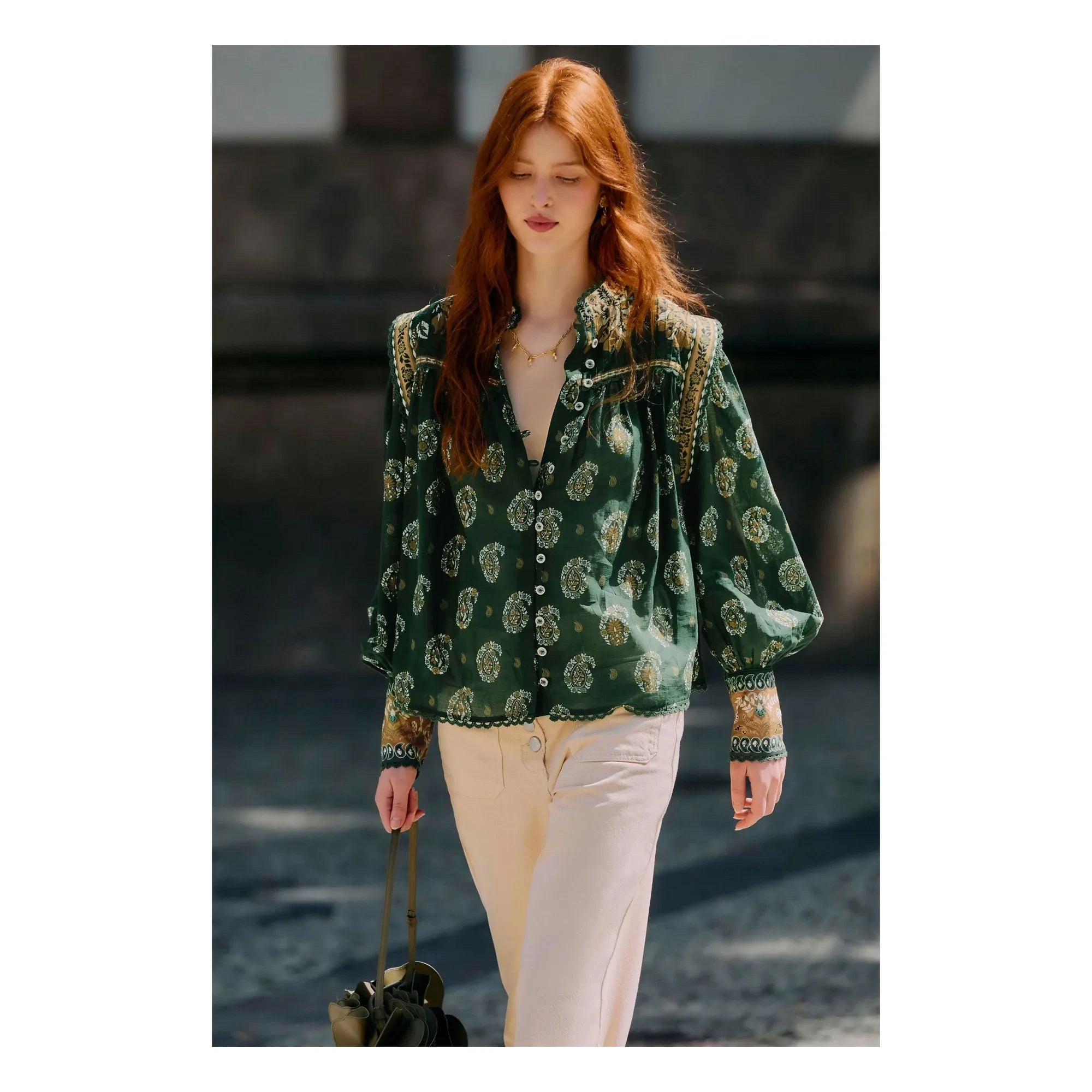 Farm Rio - Tayla Blouse | Green
