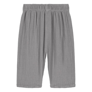 Studio Bohème - Cousin Gaze Organic Cotton Waffle Pants | Gray Blue