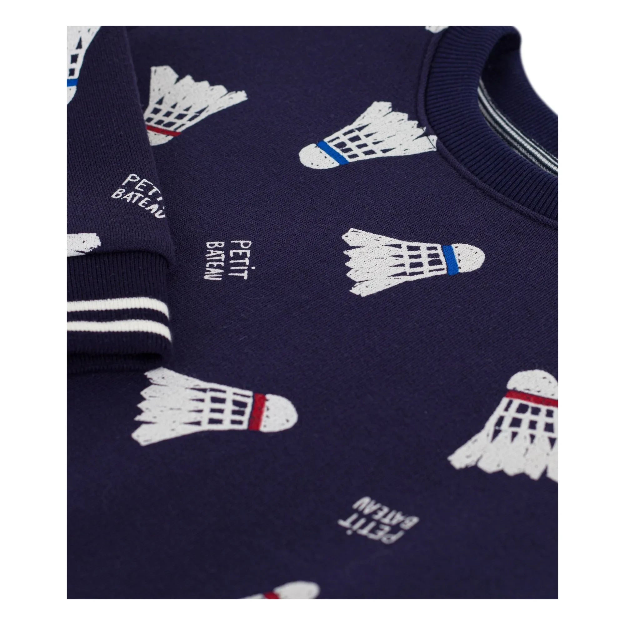 Petit Bateau - Badminton Fleece Sweatshirt | Night Blue
