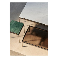 & Tradition - Sett LN11 Side Table, Luca Nichetto | Green Marble