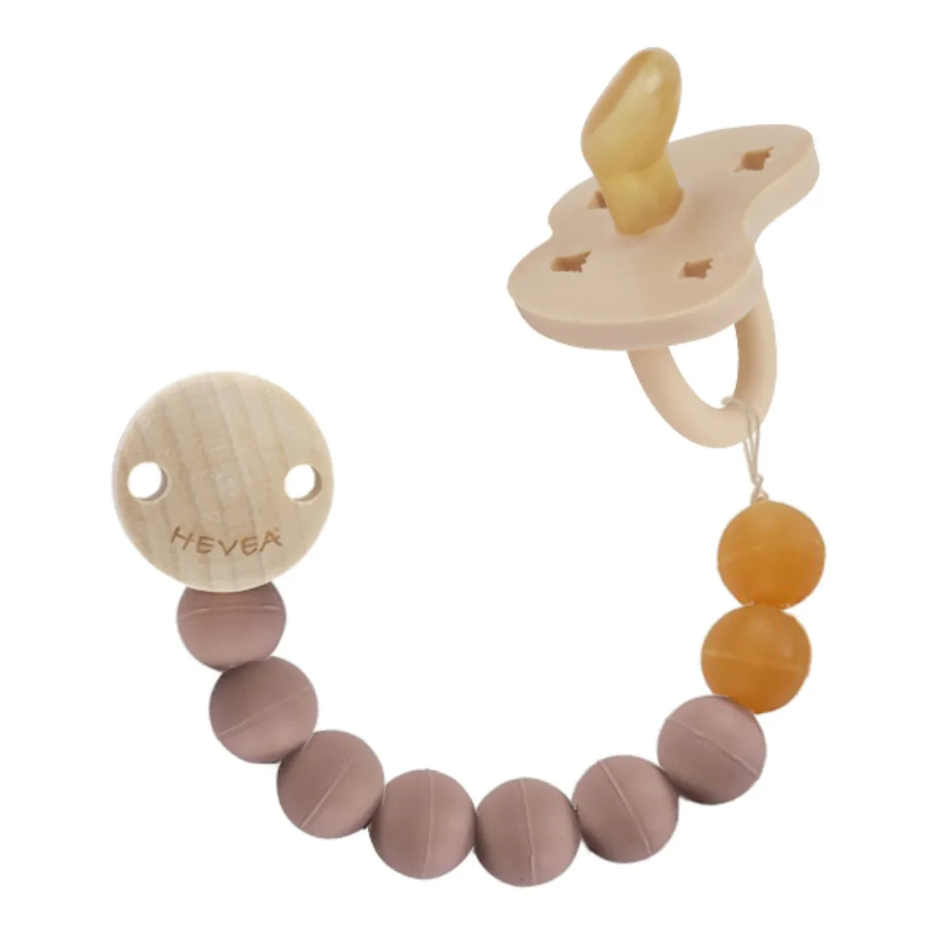 Hevea - Natural Rubber and Rubber Tree Dummy Clips | Terracotta