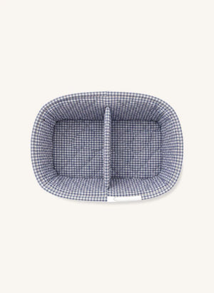 Editions Aimable - Paolo rectangular storage basket | Blue Chambray