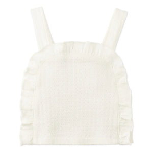 Gingersnaps - Erica ruffle top and shorts set | Ecru
