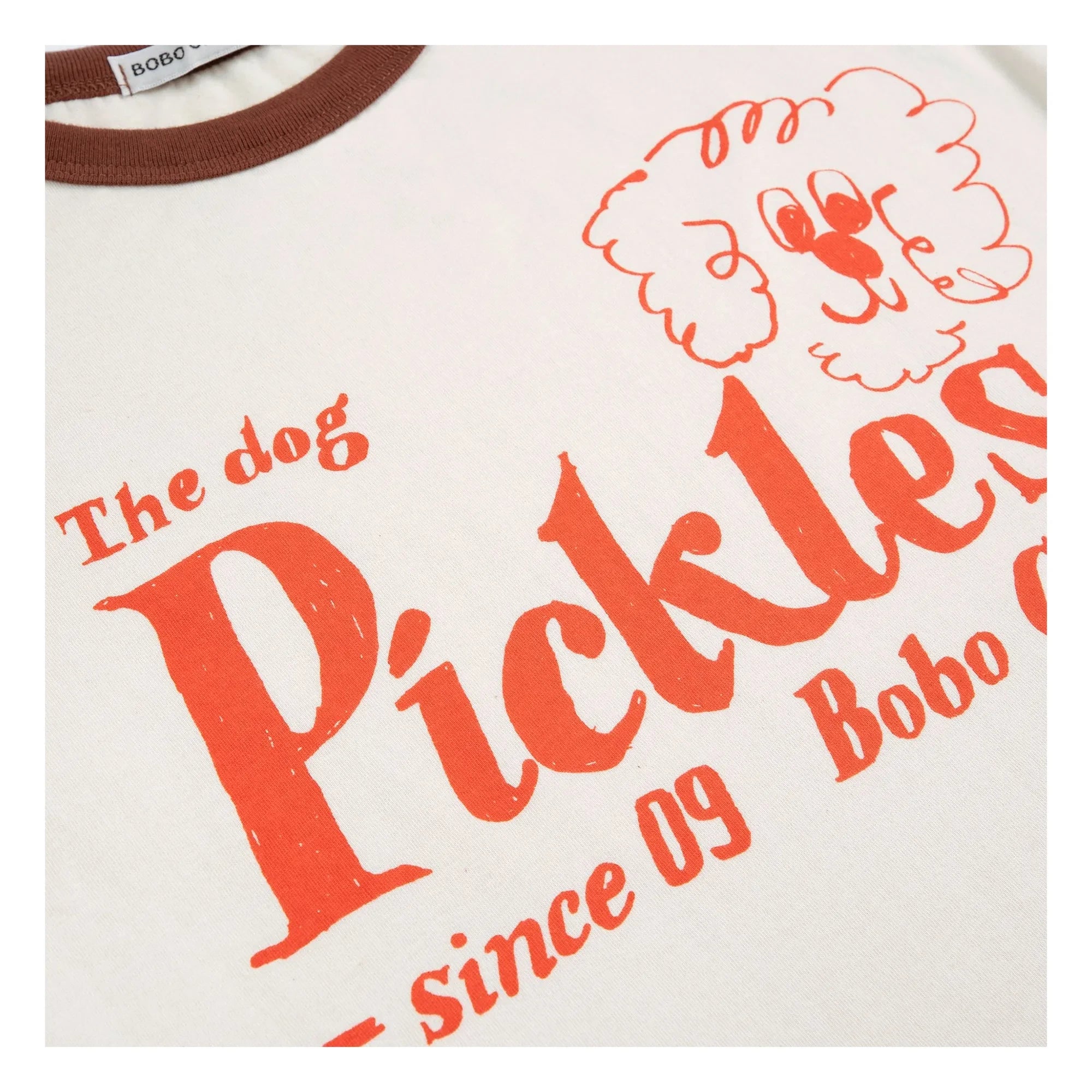 Bobo Choses - The Dog Pickles Organic Cotton T-Shirt | White