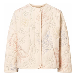 Molo - Holley Butterflies Recycled Fiber Jacket | Ivory