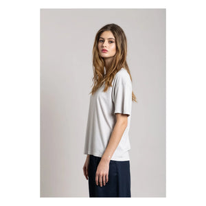 Smallable Woman - Hana Organic Cotton T-shirt | Pearl Grey