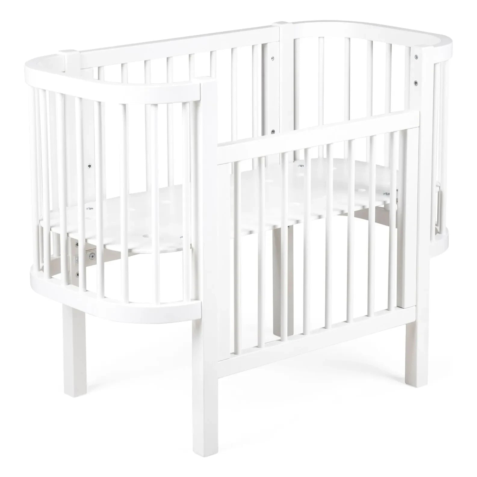 Sebra - Wooden Co-sleeper Crib | White