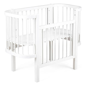 Sebra - Wooden Co-sleeper Crib | White