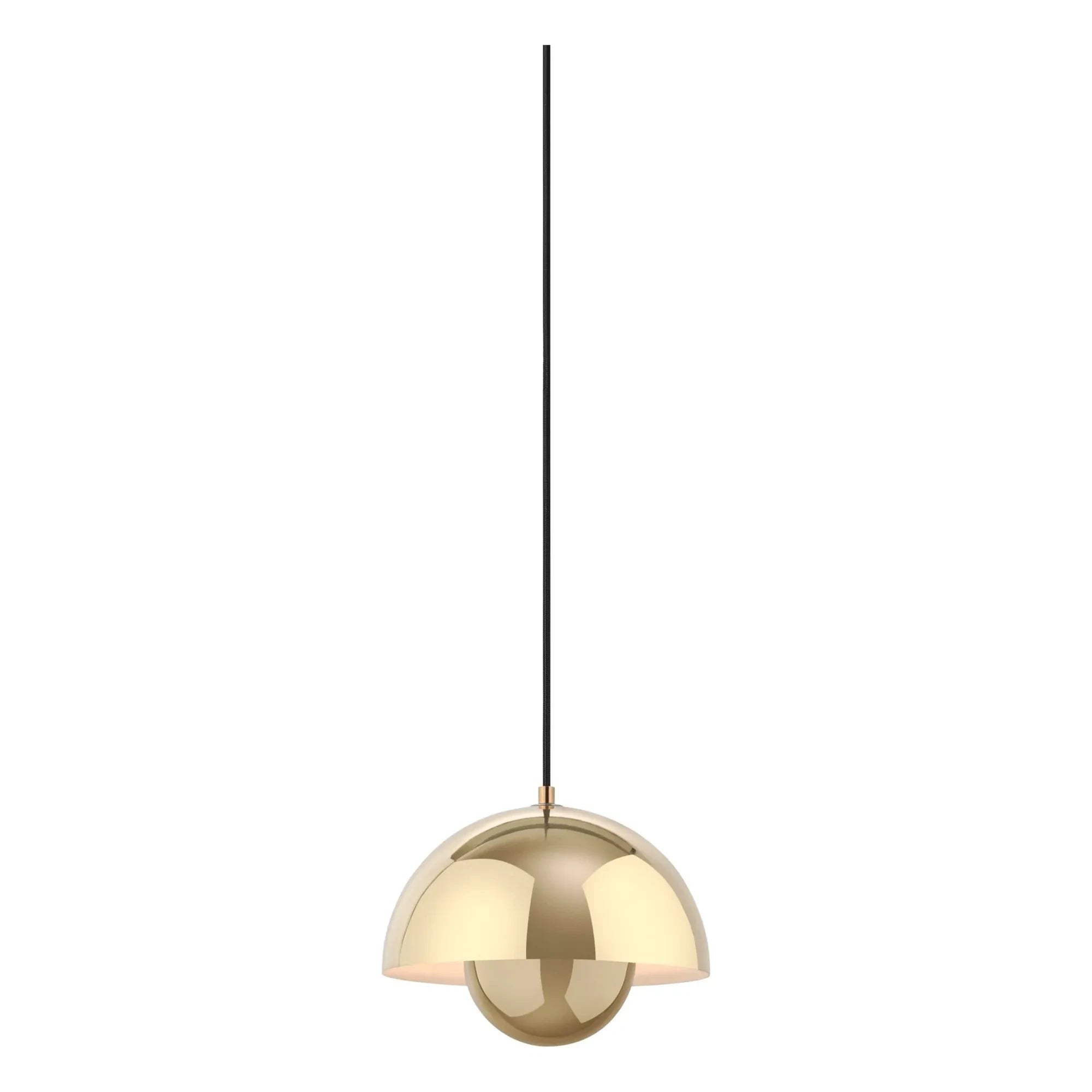 & Tradition - Flowerpot VP1 Pendant Lamp, Verner Panton | Gold