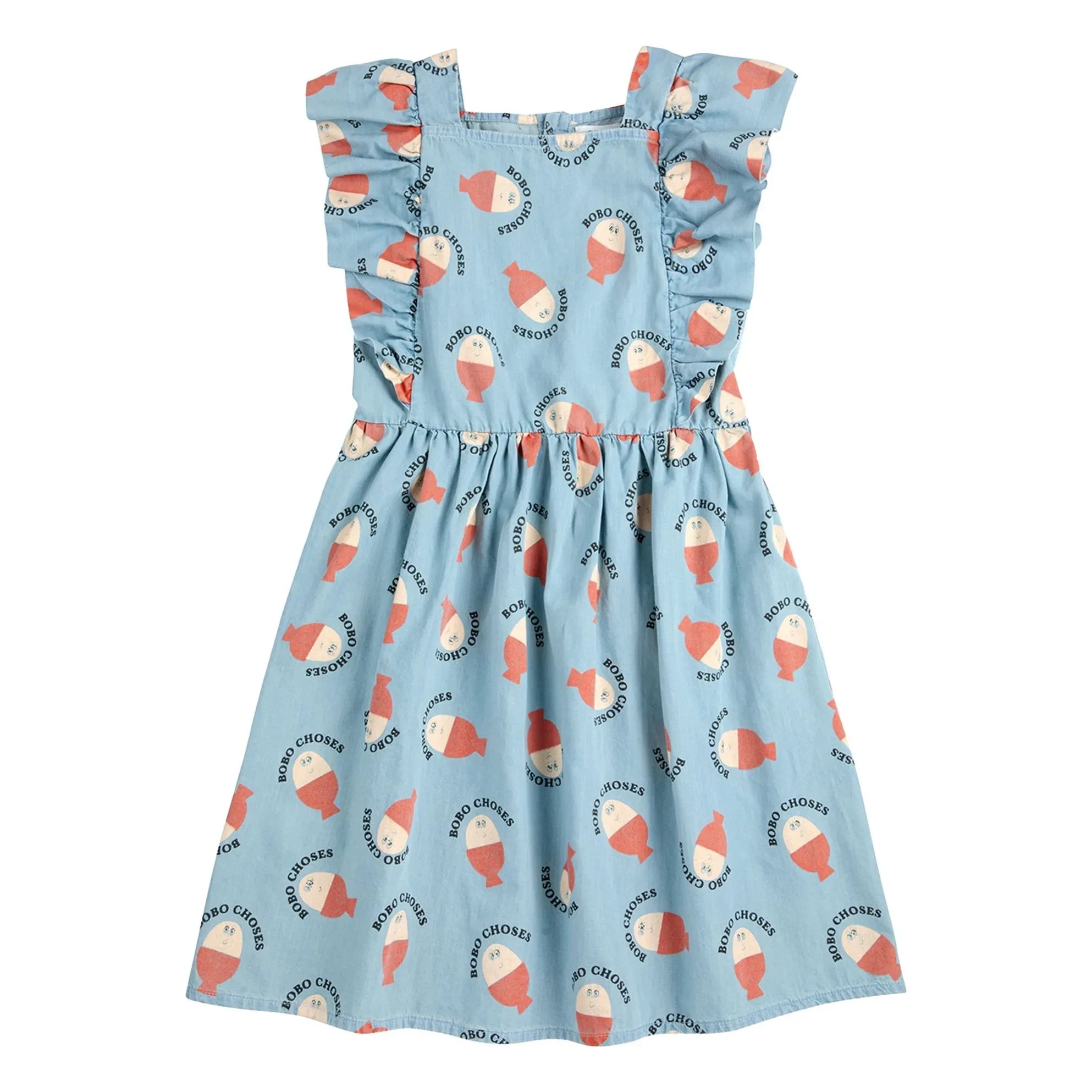 Bobo Choses - Light Bobo Denim Dress | Light Blue