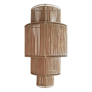 Honoré - Wicker 4-Level Wall Lamp | Gold